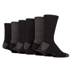 6 Paar Waterafstotende Middelzware Heren Outdoorsokken voor Wandelen & Hiken