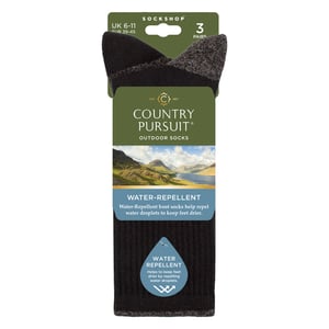 3 Paar Heren Waterafstotende Middelzware Outdoor Sokken voor Wandelen & Hiking