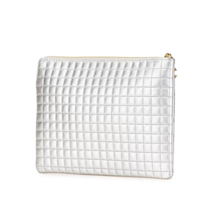 Quilted Leren Clutch Tas