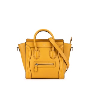 Nano Luggage Totebag Gele Leren