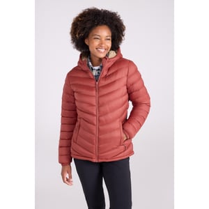 Mountain Warehouse Met imitatiebont gevoerde dames/dames jas (Roest)