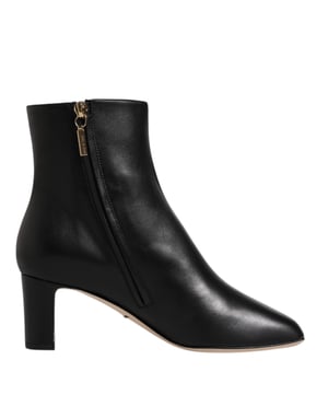Dolce Gabbana Bc1424 Leren Enkellaarsjes