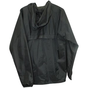 APC x KWay Windbreaker Jas in Zwart Nylon