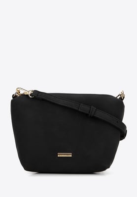 Wittchen Dames zwarte eco-leer en bontkoffer
