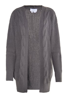 usha Longcardigan Dames donkergrijs