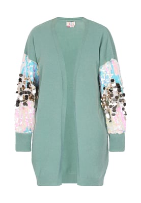 IZIA Vest Dames aqua