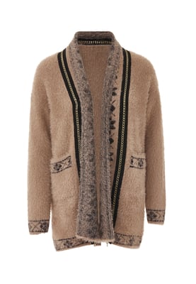 Faina Vest Dames donkerroze