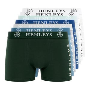Henleys Heren Mactyme Boxershorts (Verpakking van 7) (Multikleur)