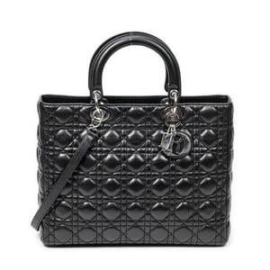 Large Lady Dior Zip  Schoudertas