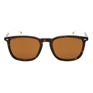 Hugo Boss Rechthoekige zonnebril heren (Havana Bruin)