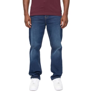 Crosshatch Heren Detendu Relaxed Fit Jeans (Donkere wasbeurt)