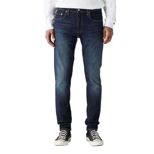 Levis Heren 512 Tapered Leg Slim Jeans (Blauw)