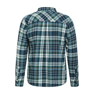 Mountain Warehouse Heren Flanellen Overhemd Trace (Set van 2) (Maisblauw)