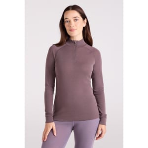 Mountain Warehouse Dames/Dames Merino Wol Zip Hals Thermo Top (Bruin)