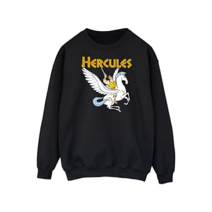 Disney Heren Hercules met Pegasus Sweatshirt (Zwart)