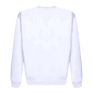 DSquared2 Uniseks Sweatshirt met bloklogo voor volwassenen (Wit)