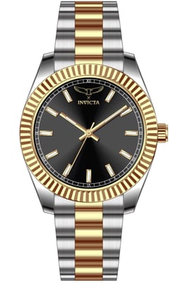 Invicta Specialty 69011 Heren Horloge - Quartz Uurwerk -  met zwarte Wijzerplaat - 40mm
