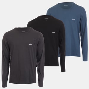 Heren Boss Classic 3 Pack Logo Underwear T-Shirts in Multi kleur