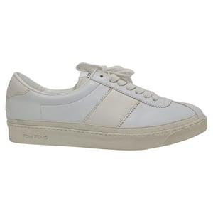 Tom Ford Bannister Sneakers in Witte Lederen