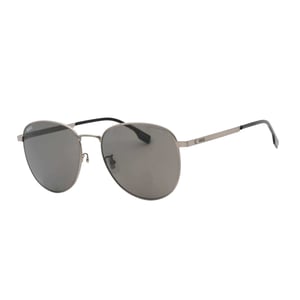 Hugo Boss Matte gepolariseerde herenzonnebril (Donker Ruthenium/Grijs)