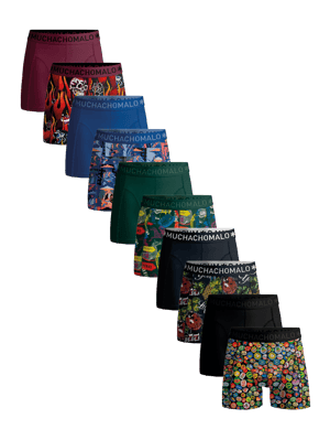 Muchachomalo Heren Boxershorts - 10-Pack - Mannen Onderbroeken