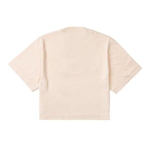 Off-White Dames/Dames Geborduurd Logo Crop T-shirt (Roze)