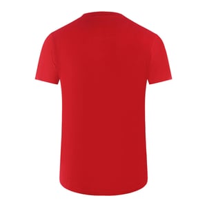 Aquascutum Heren Londen 1851 Split Logo T-Shirt (Rood)