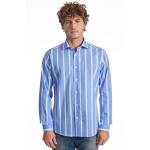 Verticale Streep Shirt Casual Stijl