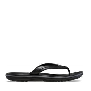 Crocs Crocbrand teenslippers voor heren in zwartgrijs