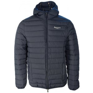 Aquascutum Heren Actief Jasje met capuchon (Marineblauw)