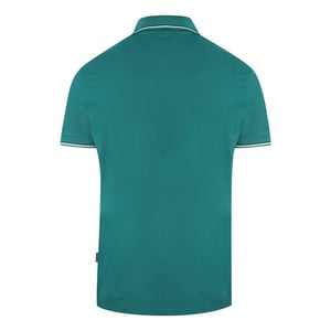 Aquascutum Unisex Logo Polo voor volwassenen (Groen)