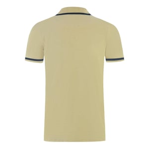 Aquascutum Geborduurd poloshirt met tip voor volwassenen AQ 1851 (Beige)