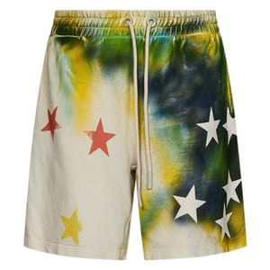 Palm Angels Unisex Stars Sweat Shorts voor volwassenen (Veelkleurig)