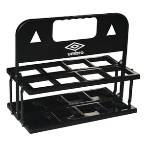 Umbro Logo 8 flessen waterflesdrager (Zwart)