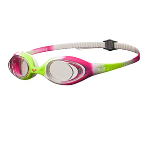 Arena Childrens/Kids Spin Zwembril (Lime/Fuchsia/Wit)