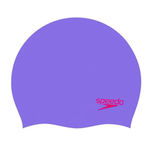 Speedo Silicone badmuts voor kinderen (Paars/Rood)