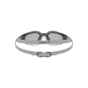 Speedo Unisex zwembril Hydropulse Smoke voor volwassenen (Wit/olifantgrijs/rook)