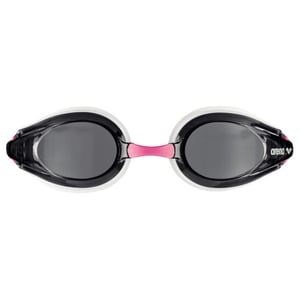 Arena Unisex Tracks Zwembril Volwassenen (Wit/rook/Fuchsia)