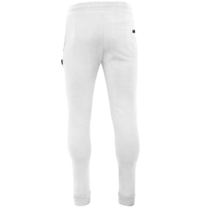 Aquascutum Heren Joggingbroek met logo (Wit)
