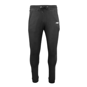 Aquascutum Sweatbroek met herenlogo (Zwart)