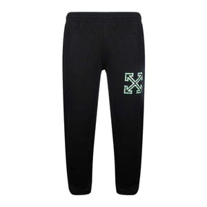 Off White Unisex Arrows Tape Slim Joggingbroek voor volwassenen (Zwart)