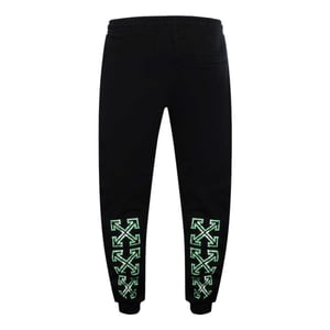Off White Unisex Arrows Tape Slim Joggingbroek voor volwassenen (Zwart)