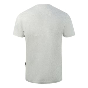 Aquascutum Heren T-shirt met reliëflogo (Grijs)