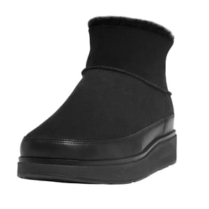 Fit Flop Dames/Dames Gen-FF Ultra Mini Doubleface enkellaarsjes in omgekeerd lam (Zwart)