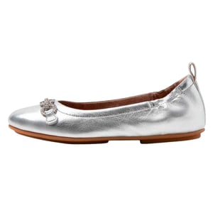Fit Flop Dames/Dames Allegro Sprankelende Ballerina Flats (Zilver)
