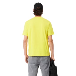 Lacoste Katoenen heren-T-shirt (Geel)