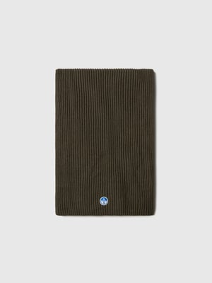 North Sails Sjaal Breed ribbreisel met logopatch