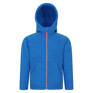 Mountain Warehouse Kinder/Kids Snowdonia II Borg gevoerde Hoodie (Blauw)