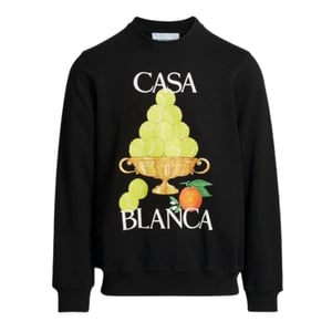 Casablanca La Corbeille D'oranges Zwart Sweatshirt