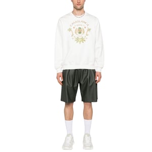 Casablanca Joyaux D' Afrique Tennisclub Bedrukt Wit Sweatshirt